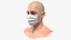 Protective Face Mask on Man White