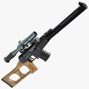 VSS Vintorez 01 a 3D