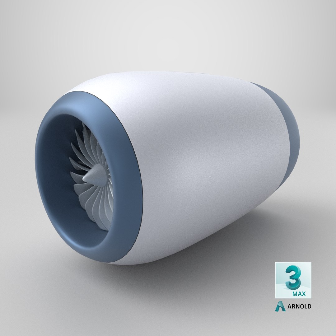 Simple Turbofan Engine model https://p.turbosquid.com/ts-thumb/bc/SyAfuw/hI/stemcell_max_arnold_render/png/1777860993/1920x1080/fit_q87/f2333de5d1a1d1b5efeadc8942af8ddf071afc4c/stemcell_max_arnold_render.jpg