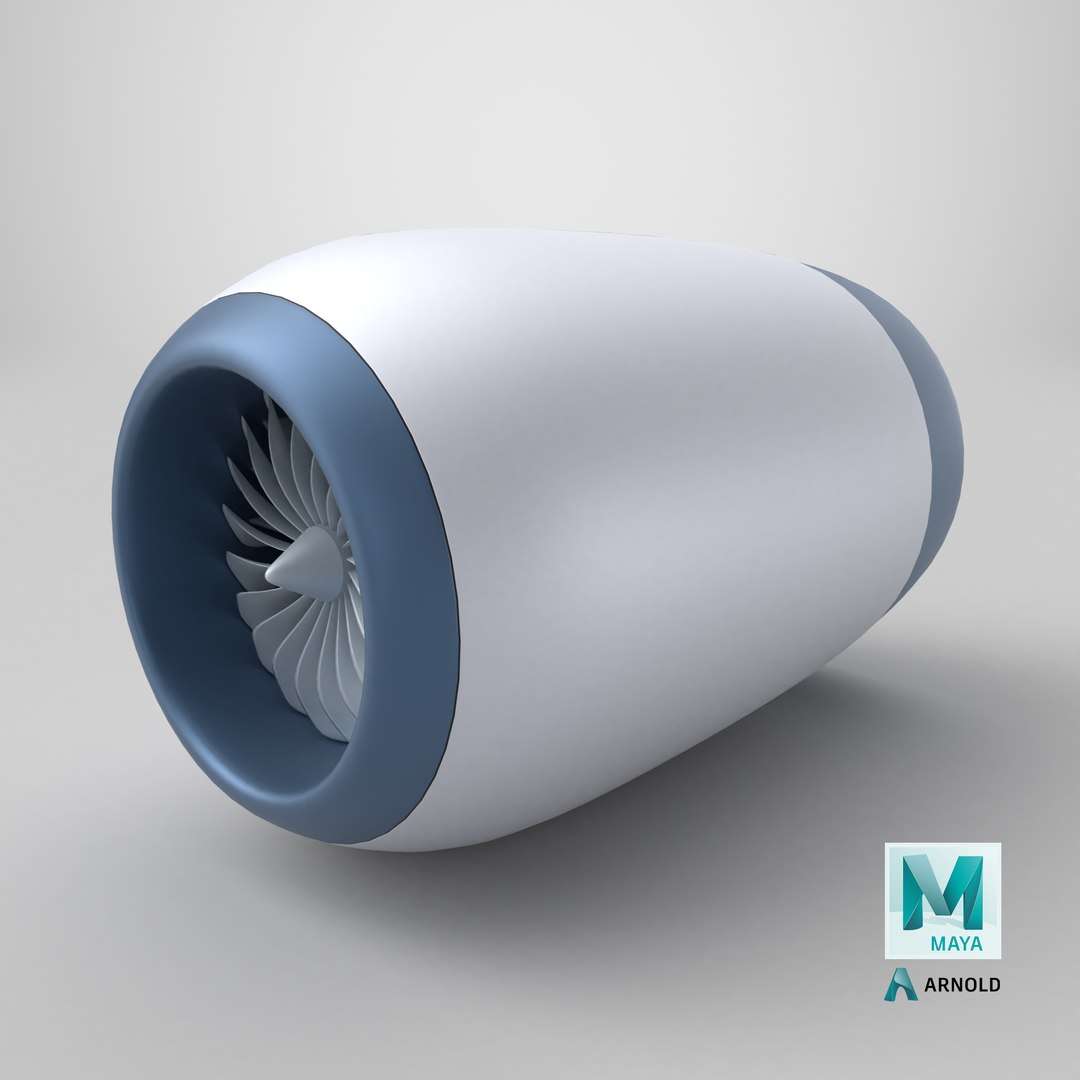 Simple Turbofan Engine model https://p.turbosquid.com/ts-thumb/bc/SyAfuw/iE/stemcell_maya_arnold_render/png/1777860984/1920x1080/fit_q87/77f0315d537a2074867b07e10c23706d0cdaf093/stemcell_maya_arnold_render.jpg
