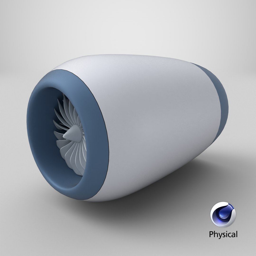 Simple Turbofan Engine model https://p.turbosquid.com/ts-thumb/bc/SyAfuw/yo/stemcell_cinema_4d_physical_render/png/1777860990/1920x1080/fit_q87/23e41d7a24933255bcef4ff00e0aa29a903216e6/stemcell_cinema_4d_physical_render.jpg