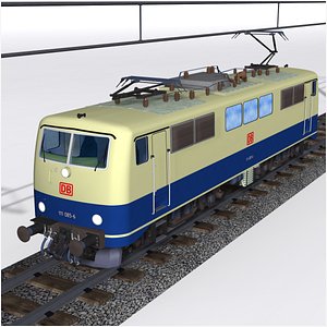 db class 111 electric locomotive 111 085 3D model