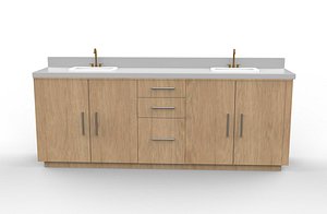 San Bath Vanity 02 3D model
