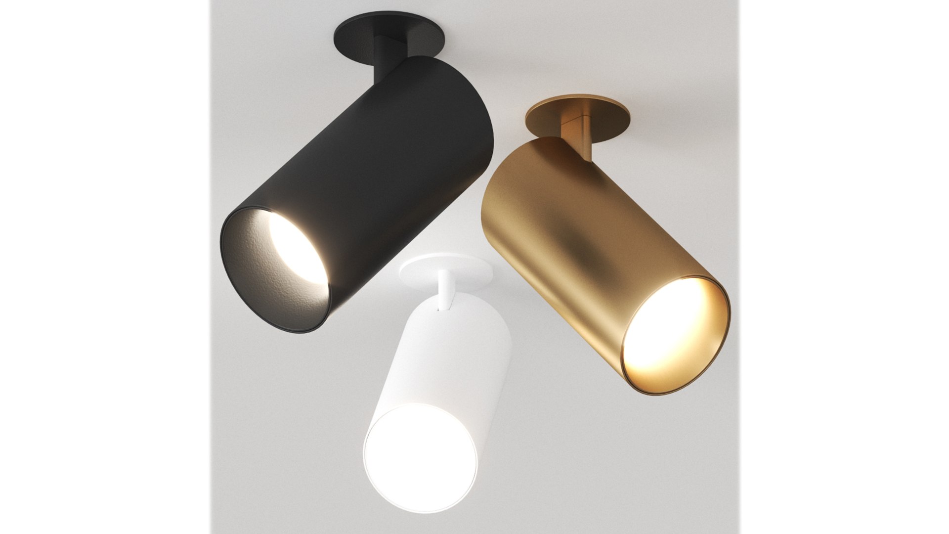 modèle 3D de Plafonnier TUBU 60 monopoint par Eden Design - TurboSquid ...