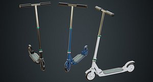 3D kick scooter 2a