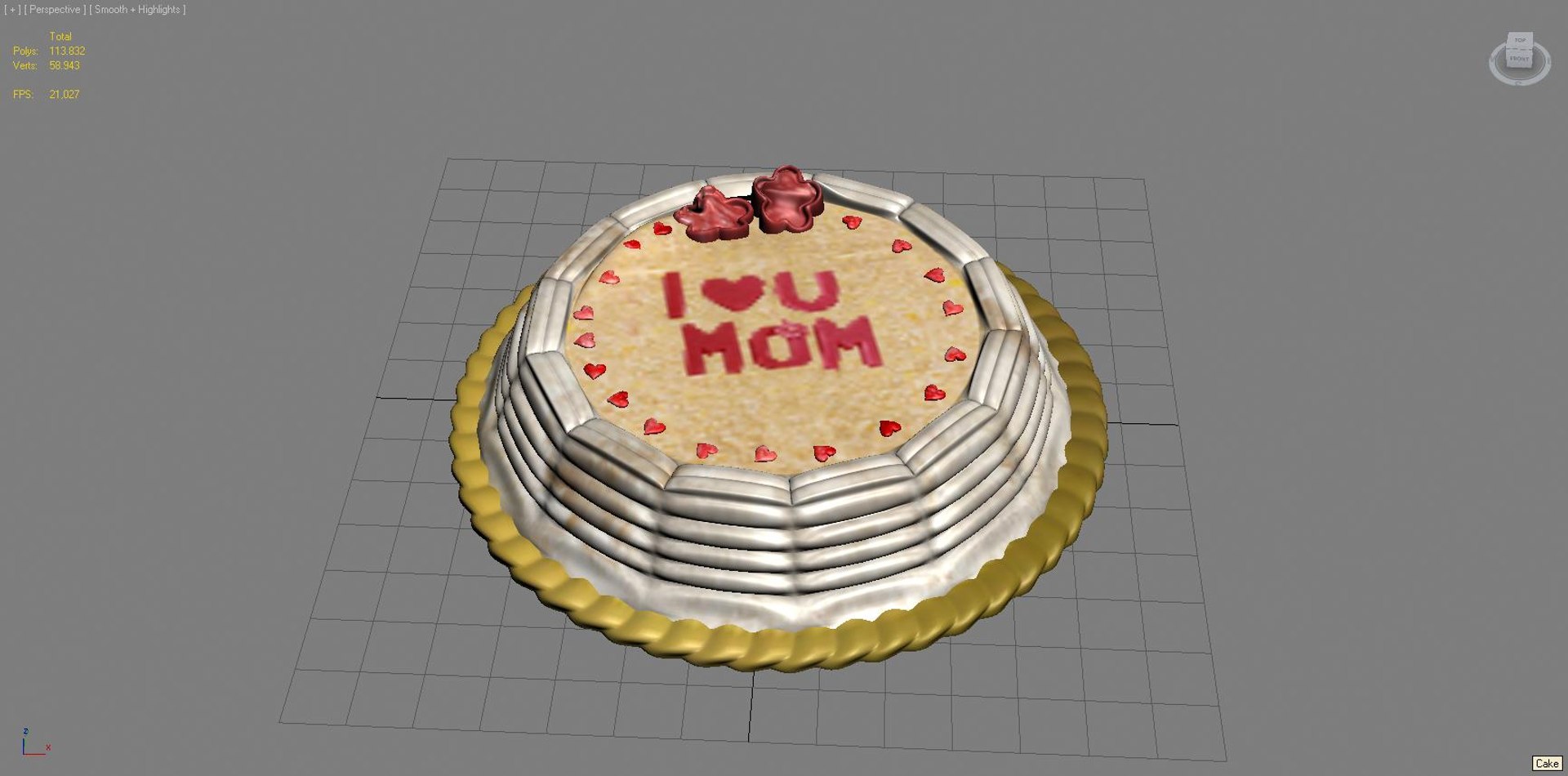 Cake Model - TurboSquid 2180488