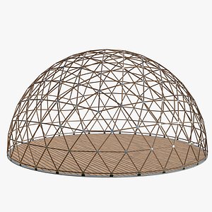 Geodesic Dome V6 Sistem 3D model