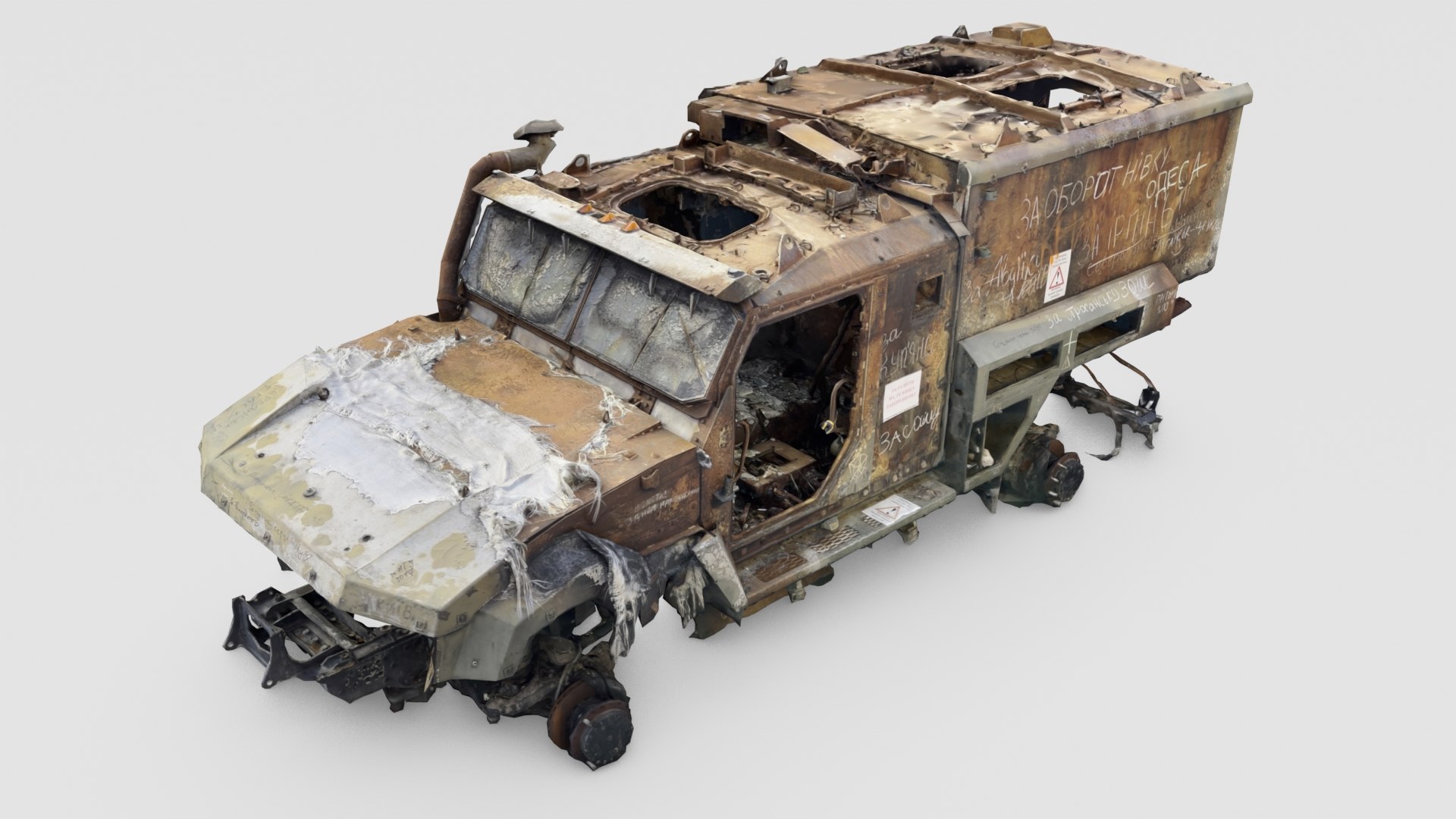 3D Tigr or Tiger infantry mobility vehicle destroyed model - TurboSquid ...