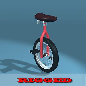 unicycle rigged