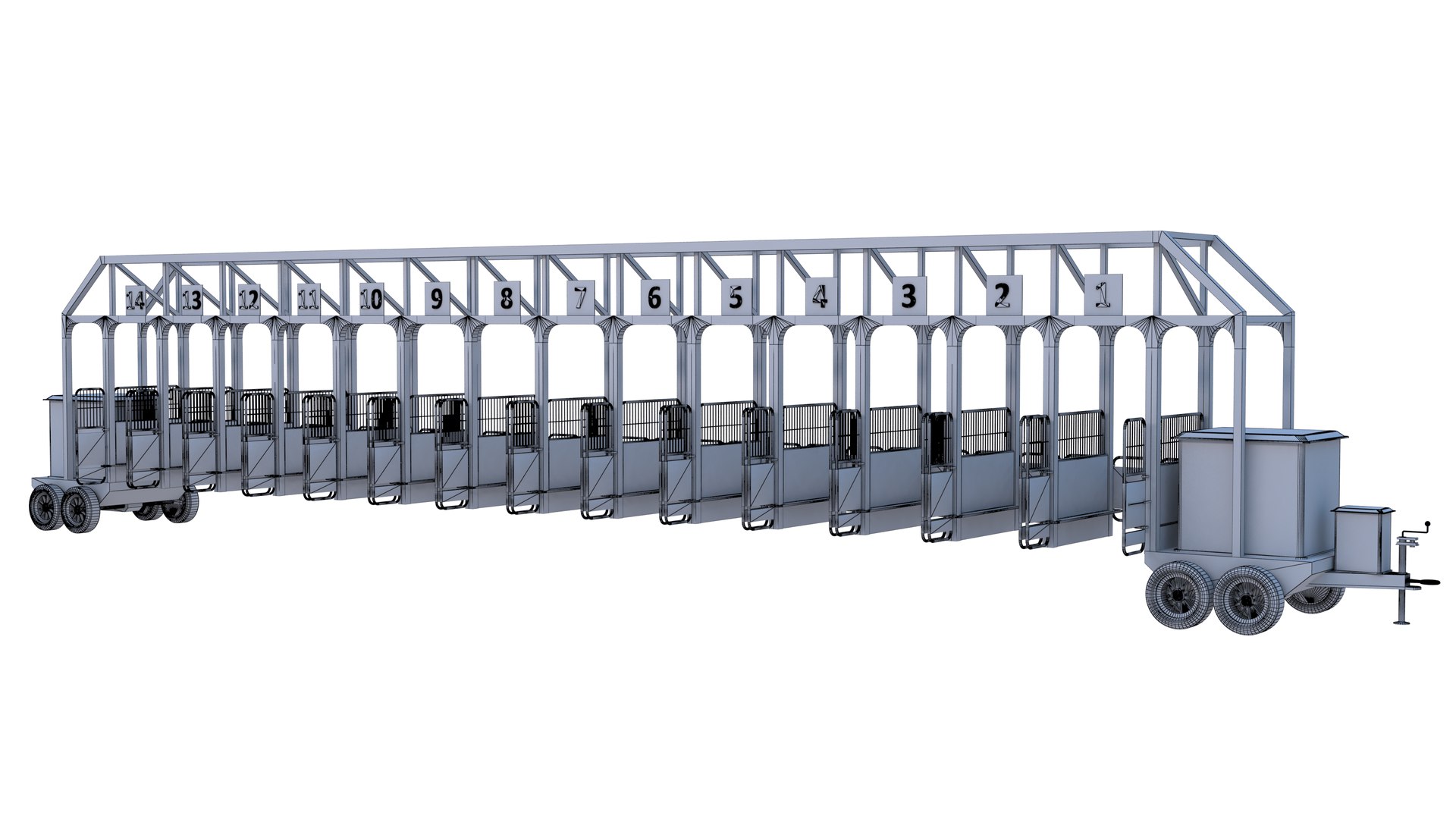 Starting Gates Collection 3D model https://p.turbosquid.com/ts-thumb/bc/xR31w8/1c/horseracingstartinggates17/jpg/1714260896/1920x1080/fit_q87/96a7452d8b7ce0e6c3de738b3e1b41e9a8084469/horseracingstartinggates17.jpg