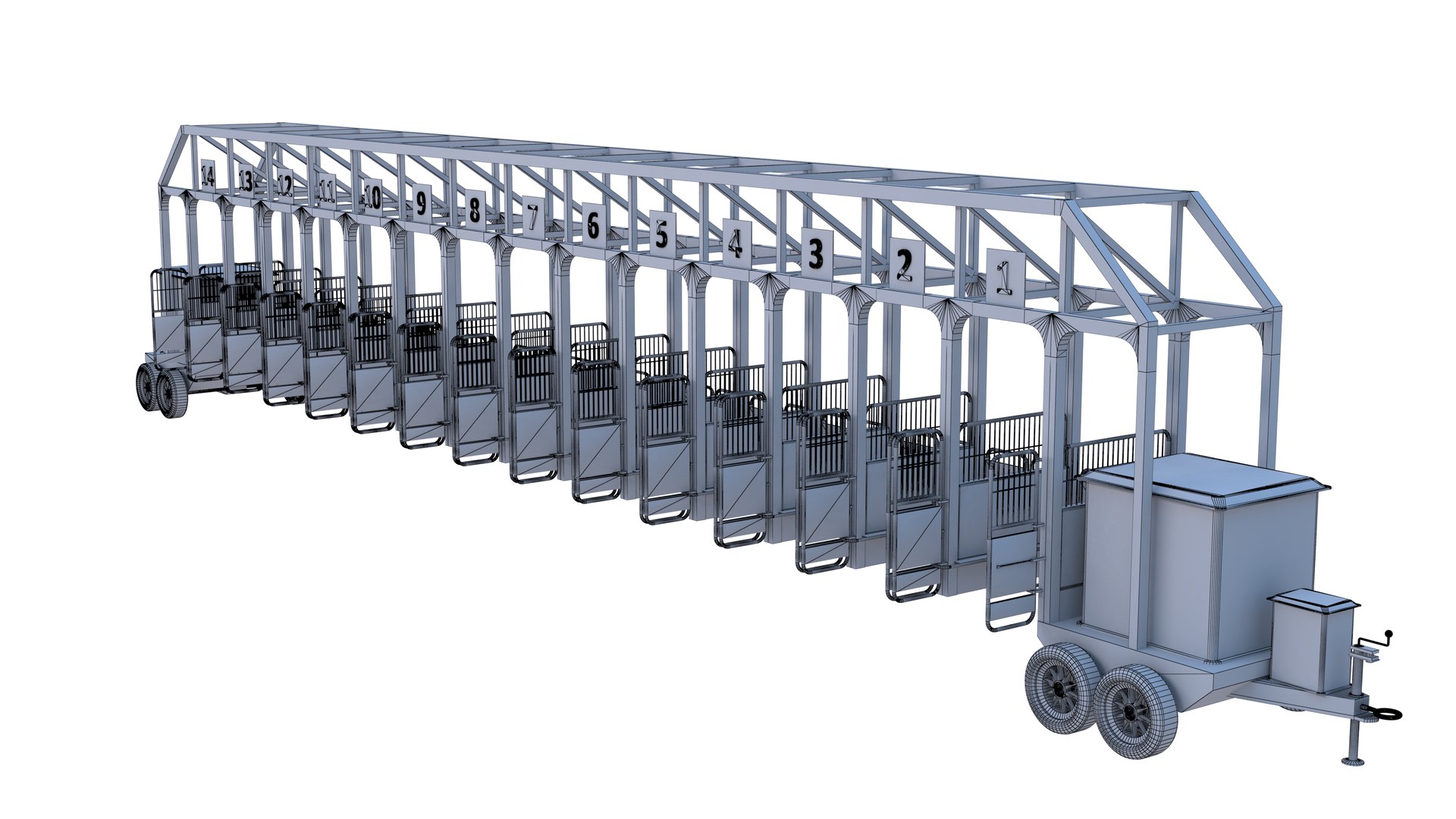 Starting Gates Collection 3D model https://p.turbosquid.com/ts-thumb/bc/xR31w8/or/horseracingstartinggates23/jpg/1714260909/1920x1080/fit_q87/54a5dd1fa664145d0c24cc64cec396f2feed614d/horseracingstartinggates23.jpg