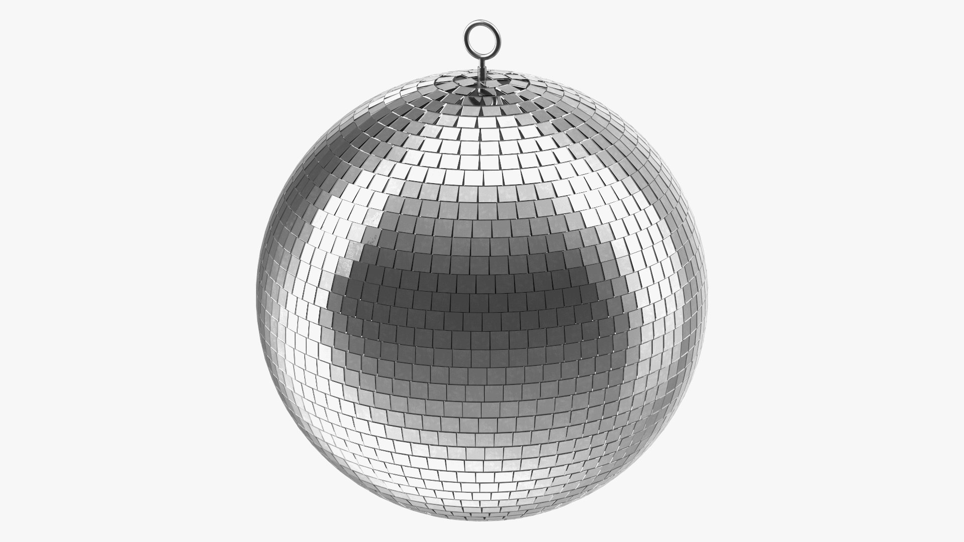 Mirror Disco Ball 3D model preview