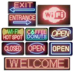 LED display modules. Set 04