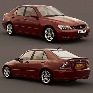 lexus is300 2003 3D model