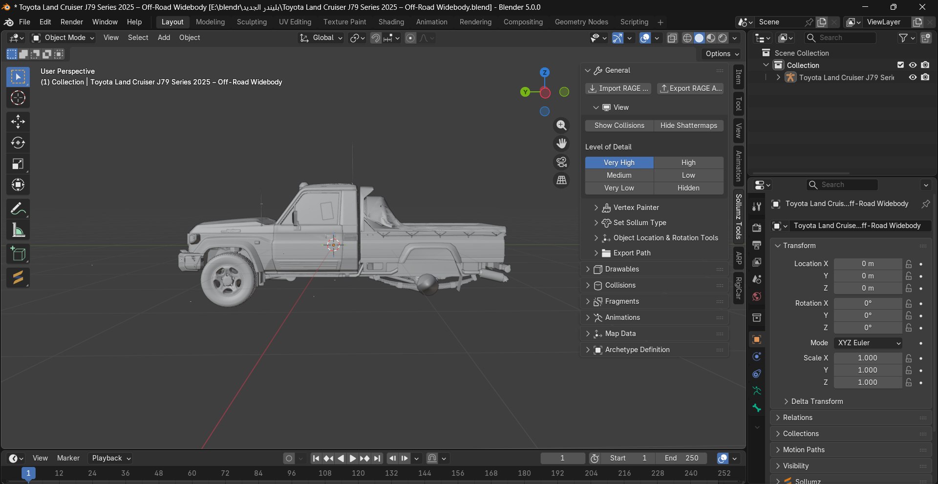 Toyota Land Cruiser J79 2025 3D - 3 Models Pack Base Wide Fender 40th Anniversary  Base Model 3D model https://p.turbosquid.com/ts-thumb/bd/42IwZh/R0/toyota21/png/1765561027/1920x1080/fit_q87/fd914ce9604f90720c1011369820ef832c0fbb83/toyota21.jpg