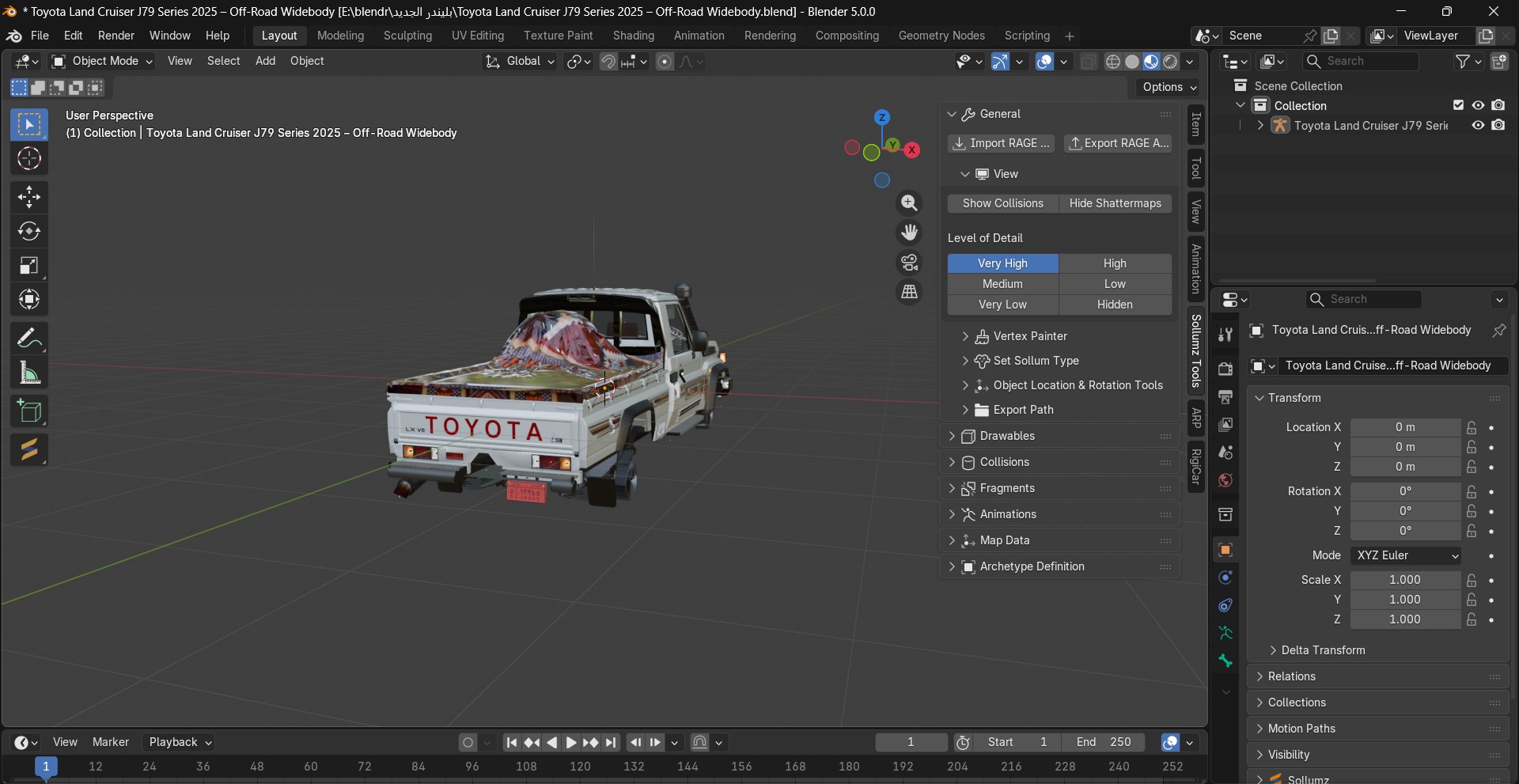 Toyota Land Cruiser J79 2025 3D - 3 Models Pack Base Wide Fender 40th Anniversary  Base Model 3D model https://p.turbosquid.com/ts-thumb/bd/42IwZh/yc/toyota23/png/1765561026/1920x1080/fit_q87/84f9b0bf7708b111d457bca00de7188ef5e6eb06/toyota23.jpg