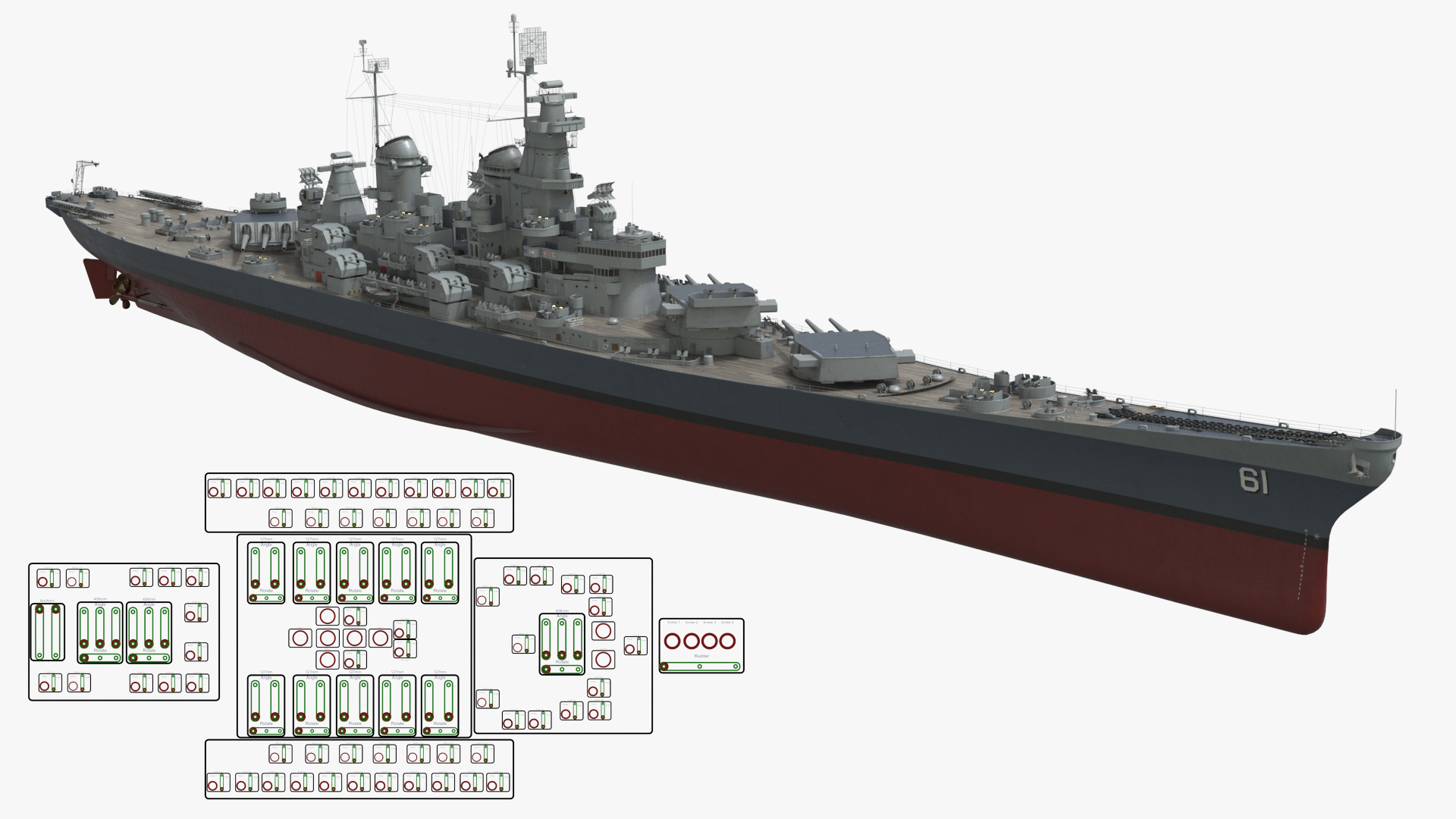 American Heavy Battleship USS Iowa Rigged 3D https://p.turbosquid.com/ts-thumb/bd/EIzyWC/js/american_heavy_battleship_uss_iowa_rigged_361/jpg/1755185970/1920x1080/turn_fit_q99/43b83923db727266b1d4a497dd3319dc25eb05f8/american_heavy_battleship_uss_iowa_rigged_361-1.jpg