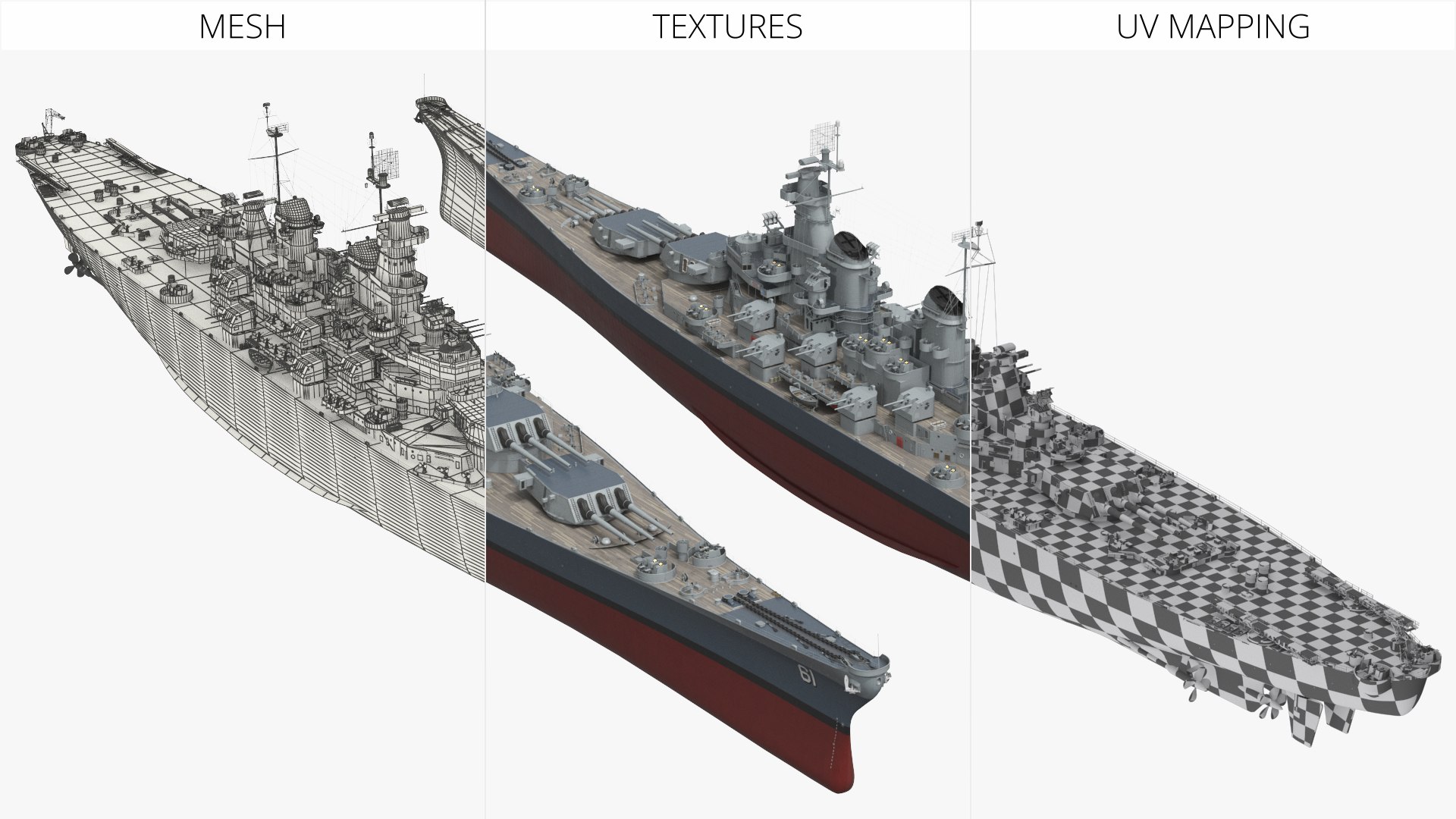 American Heavy Battleship USS Iowa Rigged 3D https://p.turbosquid.com/ts-thumb/bd/EIzyWC/o7/american_heavy_battleship_uss_iowa_rigged_017/jpg/1755186117/1920x1080/fit_q87/375acaf82d160c80fb8324c9007e2f88e1e7763c/american_heavy_battleship_uss_iowa_rigged_017.jpg