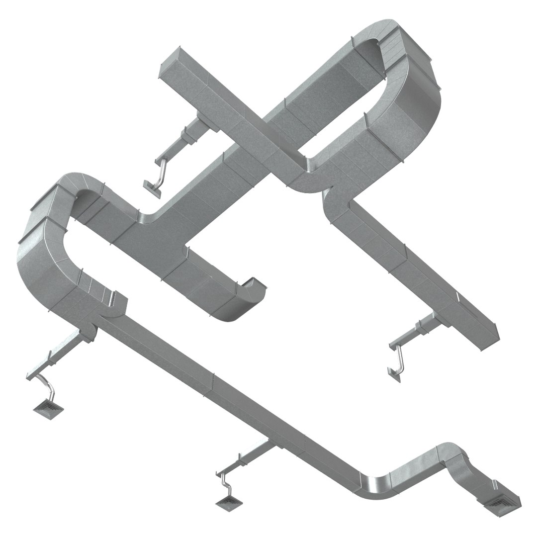 3dsmax air conditioning ducting