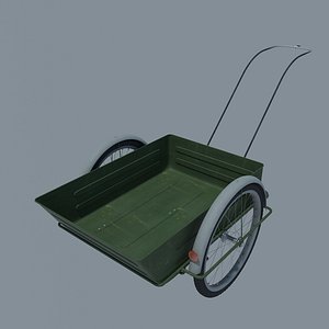 3D bicycle trolley model