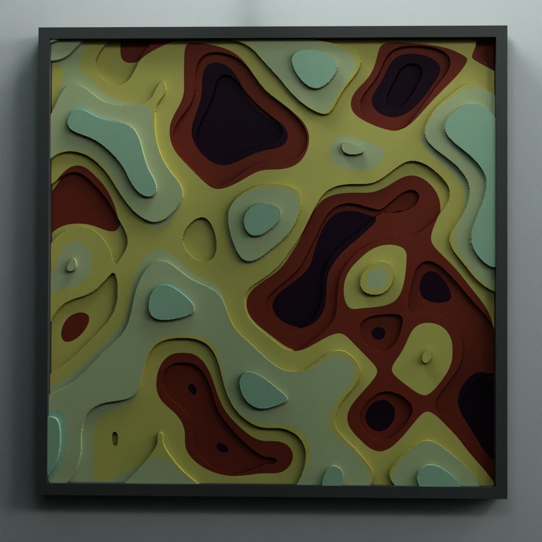 Abstract Art animated 4 3D model - TurboSquid 1843191