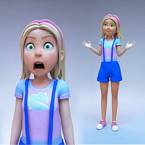3D Teen Girl model