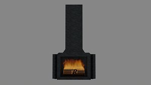 3D fireplace