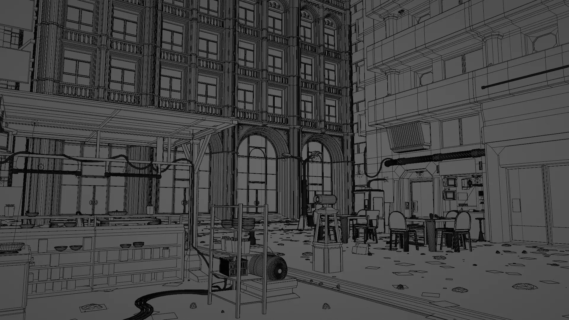 ULTRA Detailled Cyberpunk City Street Scene - Huge Map - Blender Textured - Retro Sci-Fi 3D model https://p.turbosquid.com/ts-thumb/bd/OnKPr6/Nt/cyberpunkcitywireframe3/jpg/1694113013/1920x1080/fit_q87/f718d6416abebddd1f61893164ba88cc7dc004cb/cyberpunkcitywireframe3.jpg