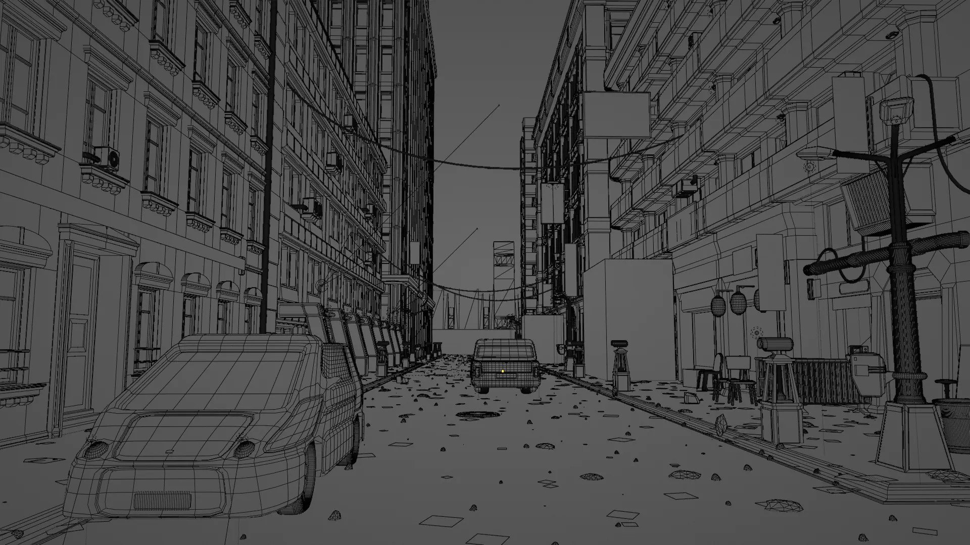 ULTRA Detailled Cyberpunk City Street Scene - Huge Map - Blender Textured - Retro Sci-Fi 3D model https://p.turbosquid.com/ts-thumb/bd/OnKPr6/TK/cyberpunkcitywireframe2/jpg/1694113014/1920x1080/fit_q87/1229486a5e6cde1a74b914b00f933621428916f8/cyberpunkcitywireframe2.jpg