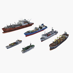 6 Civilian Ship Set