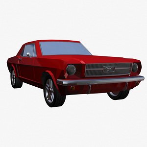 classic car 3d model