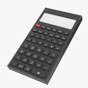 electronic calculator 2 3D model