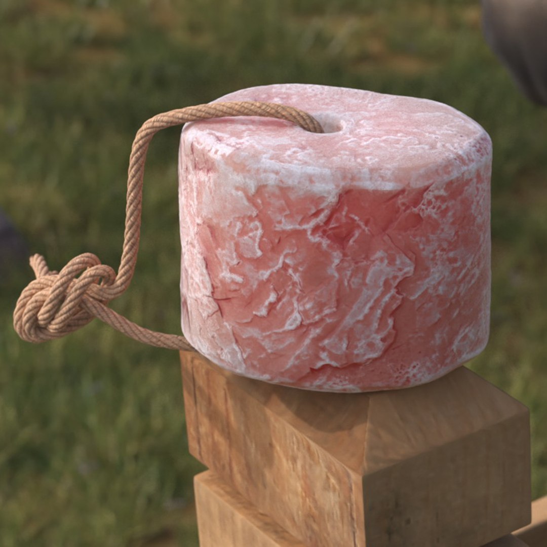 Natural Mineral Salt Lick for Horses and Cattle 3D model preview