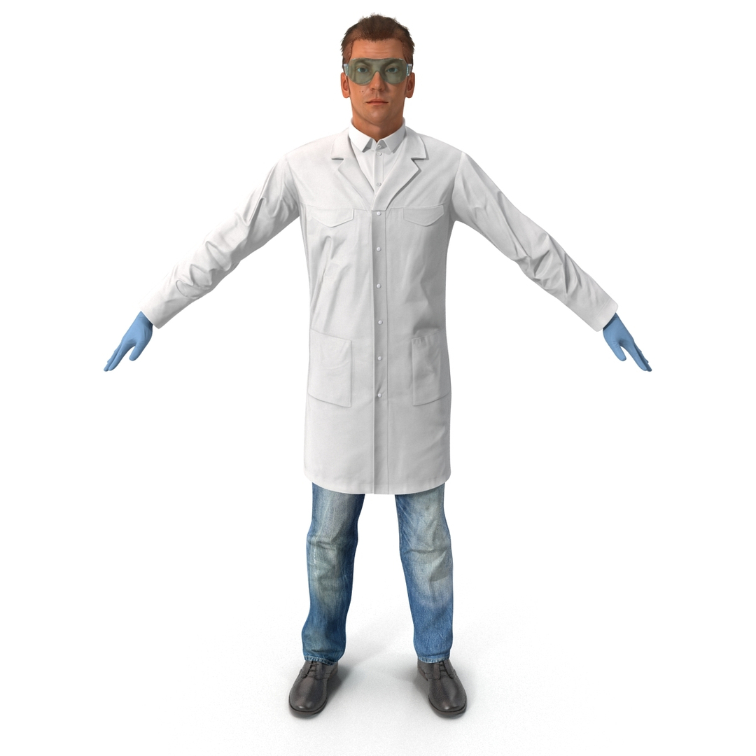 3dsmax Scientist Rigged Version 2