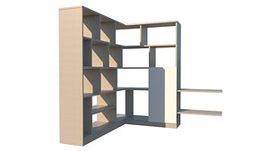 3D model bookcase