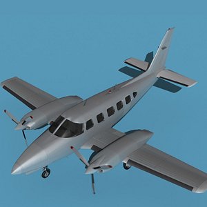 Piper PA-31-350 Navajo V00 3D