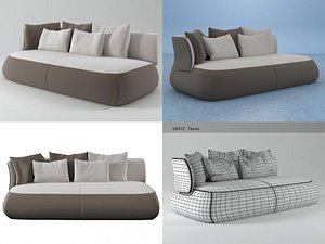3D fat sofa fs230td