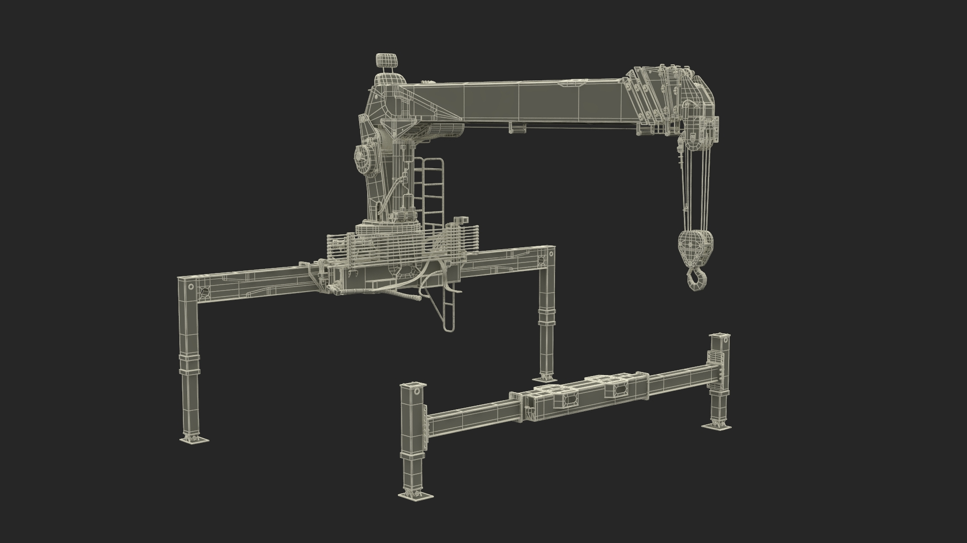 3D Mobile Crane With Operator Seat Rigged TurboSquid 2366362