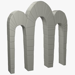 3D stone arc