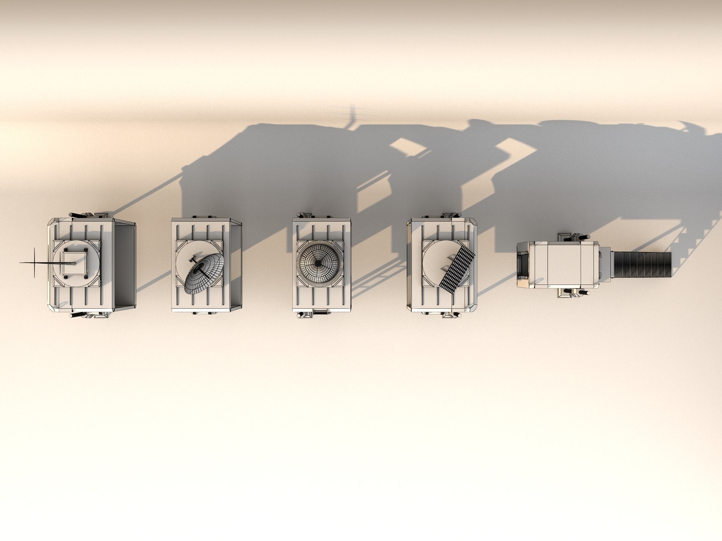 3D Military Modular Mobile Base - Bunker Low-poly Model - TurboSquid ...