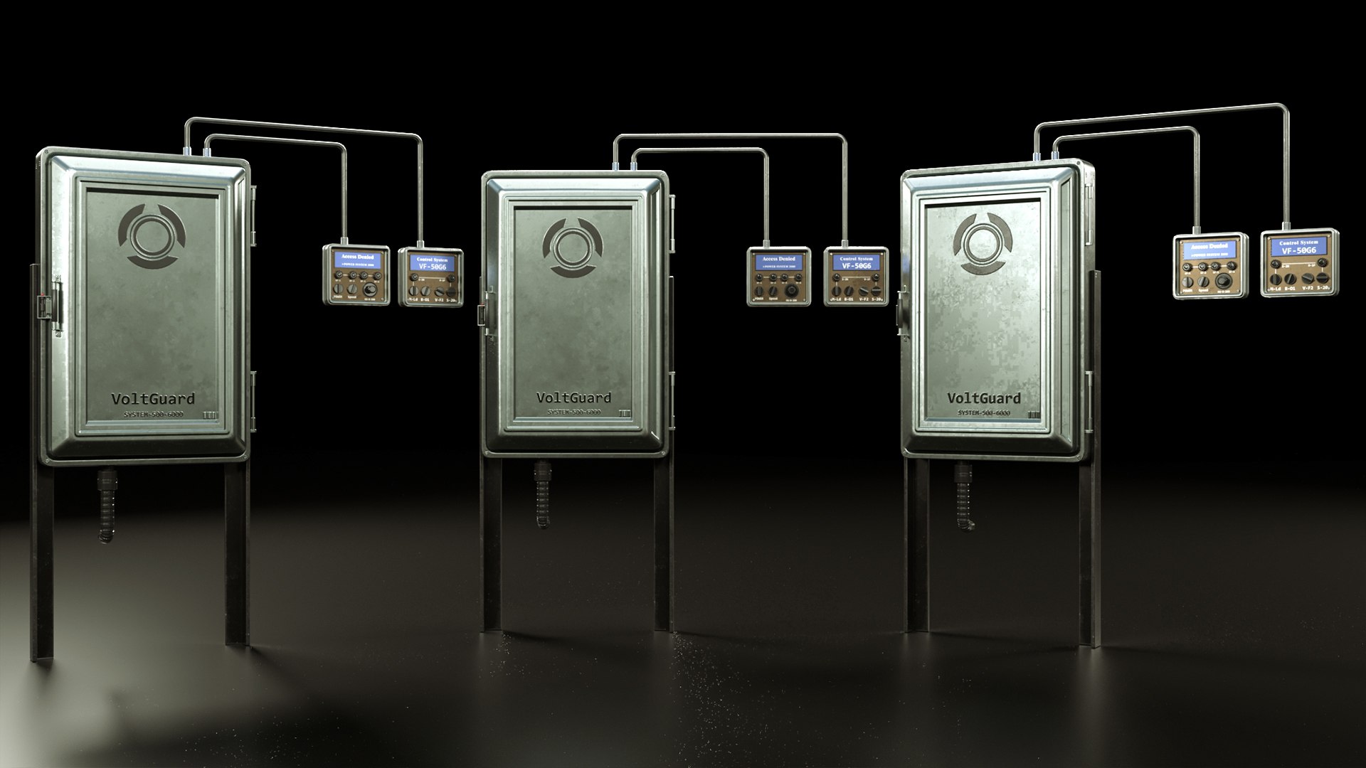 3D Electrical Boxes And Panels - TurboSquid 2336778