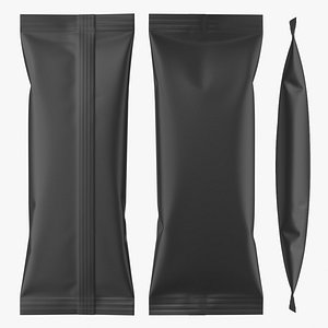 Stick Pack Sachet Mockup 21 3D