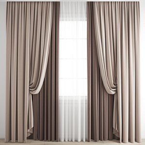 3D Curtain 328 model