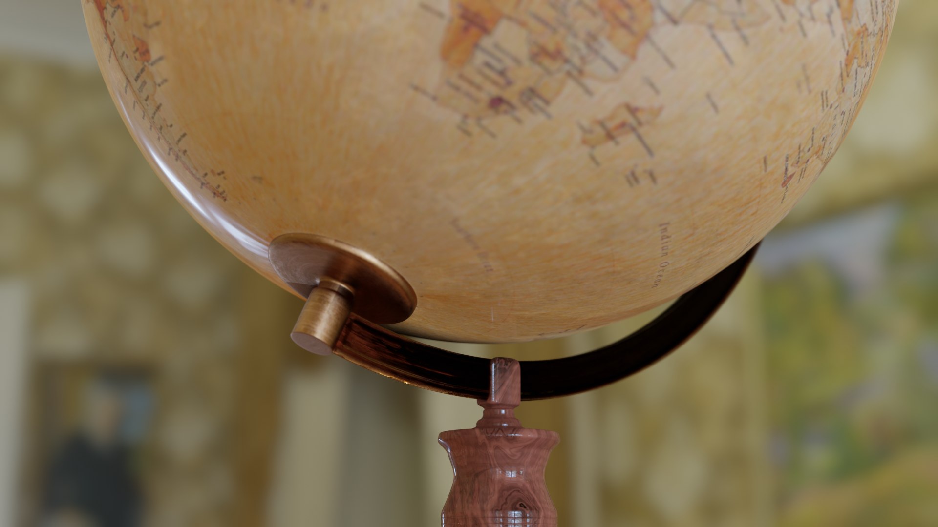 3D High Poly Globe - TurboSquid 2039722