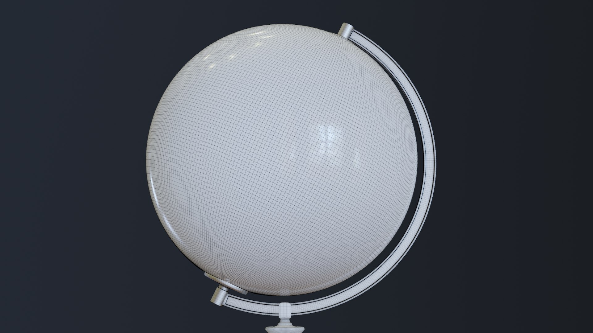 3D High Poly Globe - TurboSquid 2039722