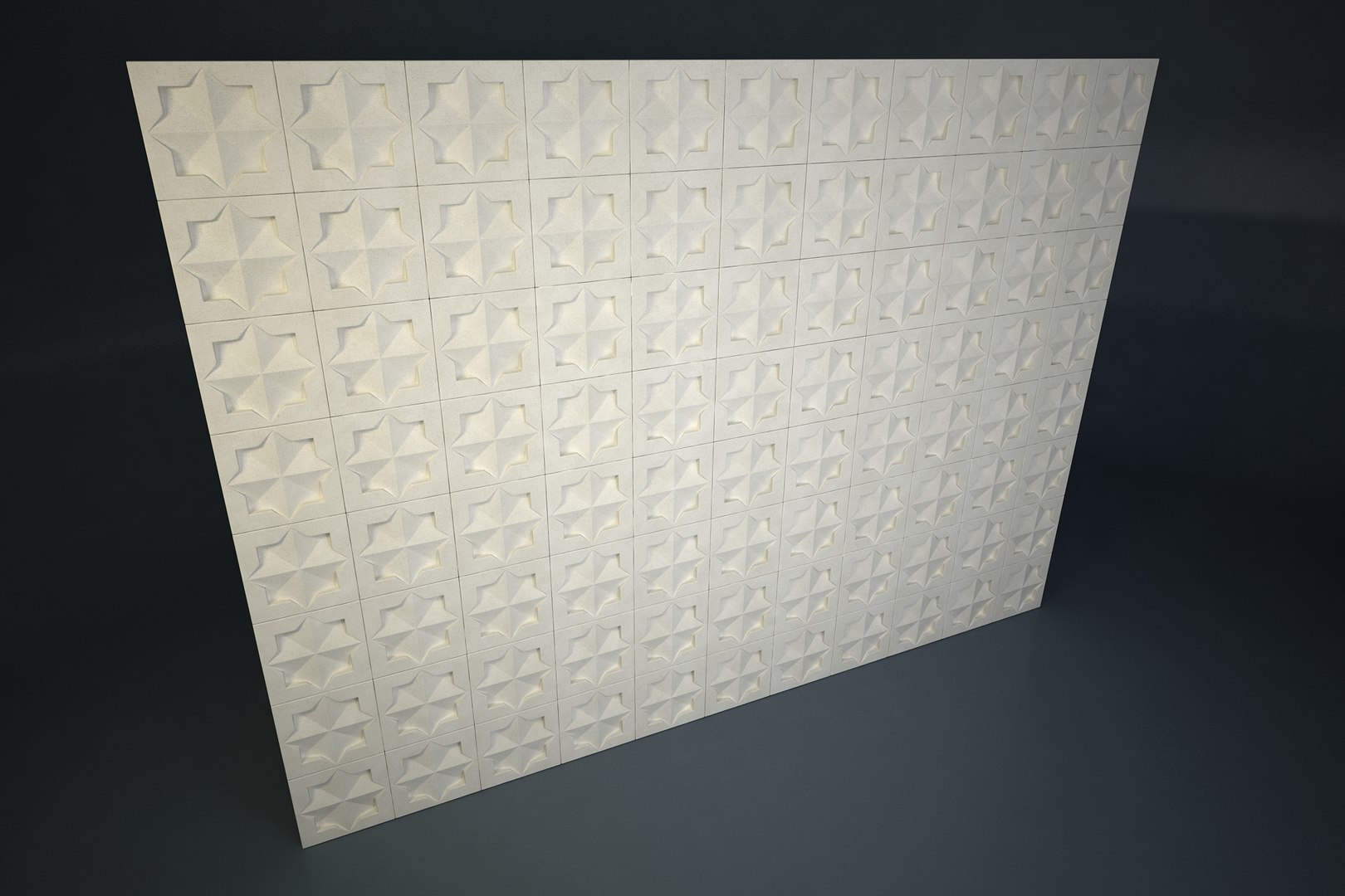 3D pattern wall - TurboSquid 1444620