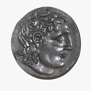 3D Ancient Panticapaeum Coin model