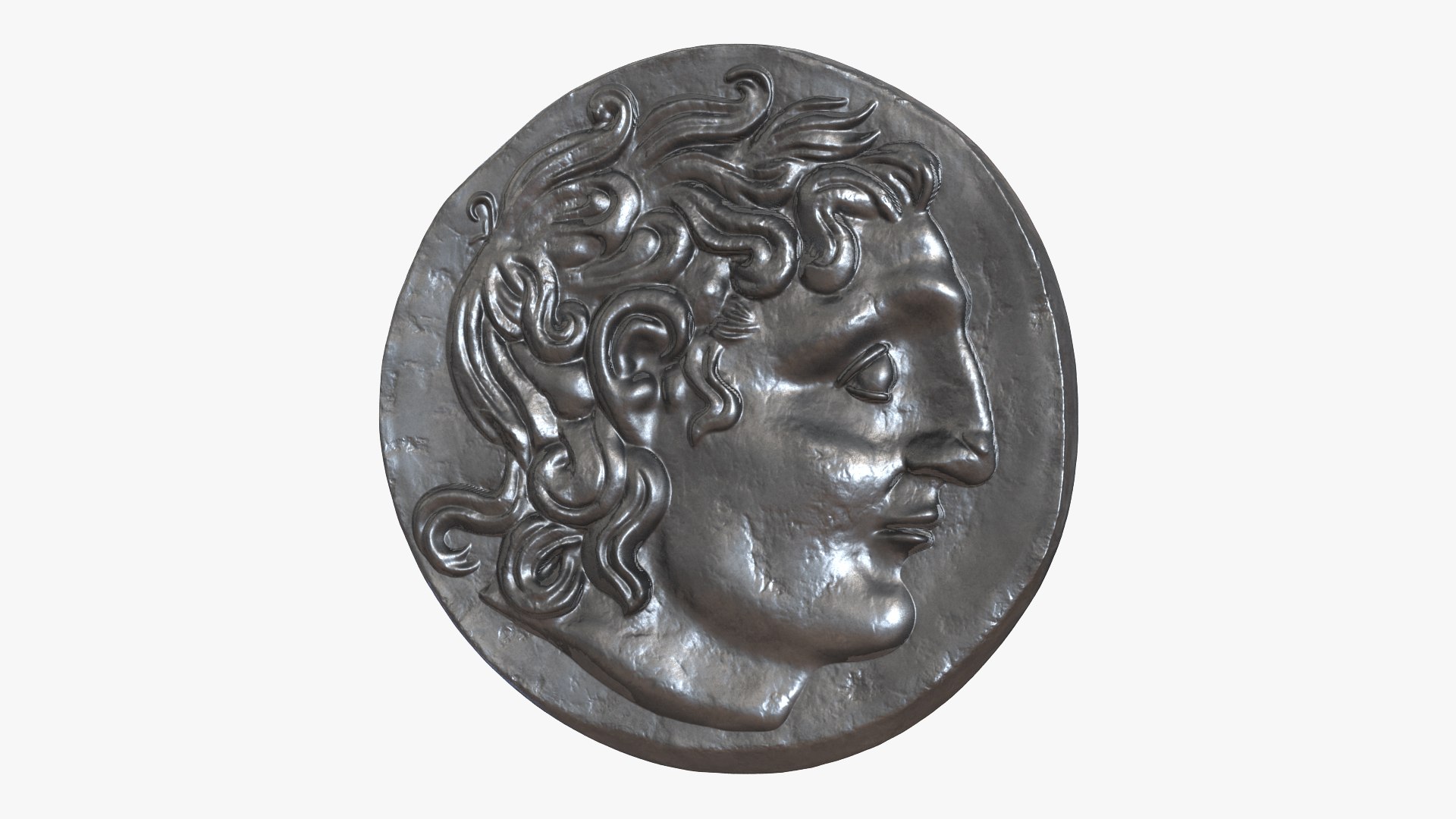 Ancient Panticapaeum Coin 3D model preview