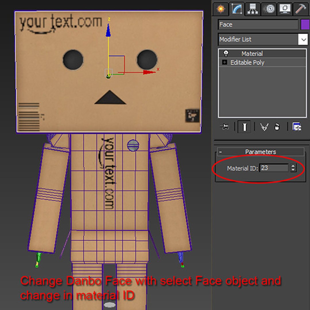 Danbo Rigged 3d Model
