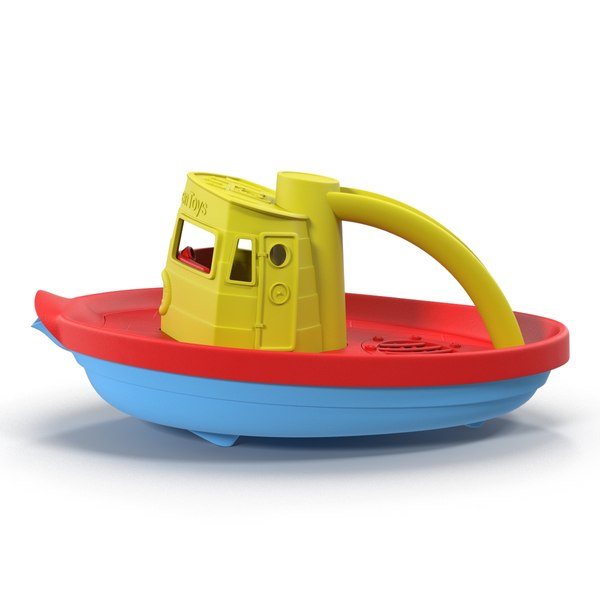 3d model tugboat bath toy